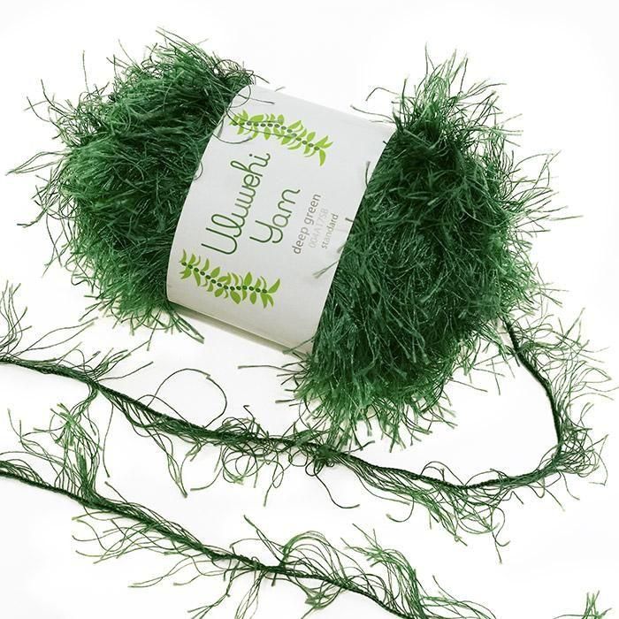Wool yarn, Ulbehi Yarn, Deep Green, 50g [uysd-004A17SB] 