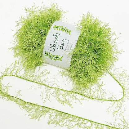 Wool yarn, Ulbehi Yarn, Fresh Green, 50g [uysd-004A29SB] 