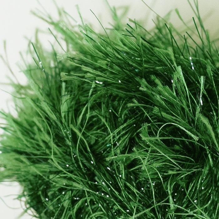 Wool yarn, Ulbehi Yarn, Deep Green Glitter, 50g [uygt-080A17SB] 