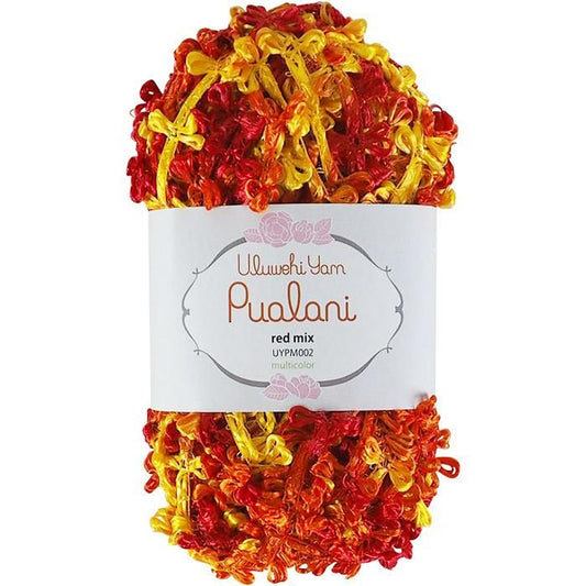 Ulubehi Yarn Pualani Red Mix 50g [uypl-UYPM002] 