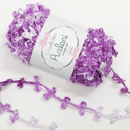 Ulubehi Yarn Pualani Purple Mix, 50g [uypl-UYPM004] 
