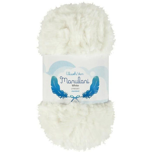 Ulubehi Yarn Manulani Fur Yarn White 50g [uyml-UYMS001] 