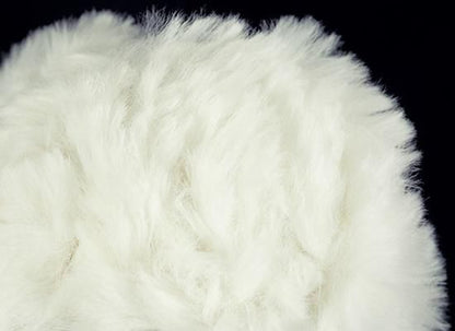 毛糸 ウルベヒヤーン マヌラニ ファーヤーン ホワイト 50g ［uyml-UYMS001］