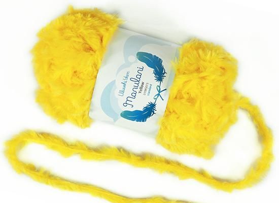 Ulubehi Yarn Manulani Fur Yarn Yellow 50g [uyml-UYMS013] 