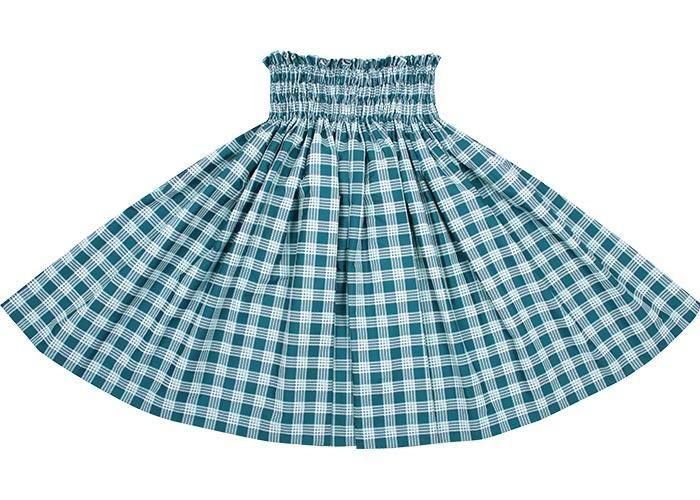 [Color Match] Pau Skirt, Palaka Pattern, Jasper, spau-K0006-jasper