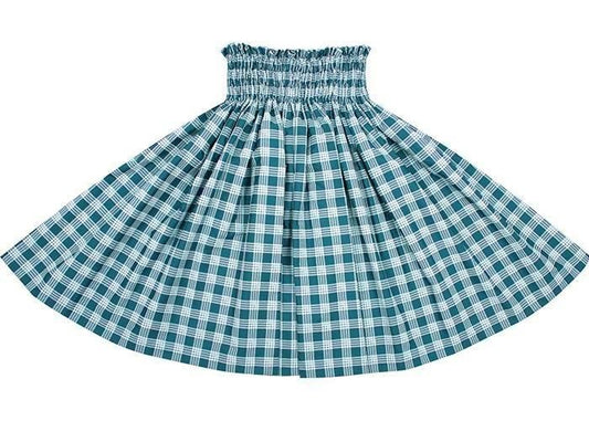 [Color Match] Pau Skirt, Palaka Pattern, Jasper, spau-K0006-jasper