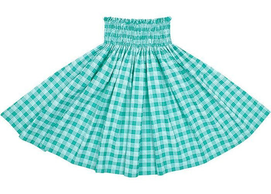 [Color Match] Pau Skirt, Palaka Pattern, Marine, spau-K0006-marine