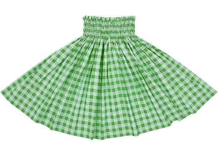 [Color Match] Pau Skirt, Paraka Pattern, Parrot Green, spau-K0006-parrotgreen