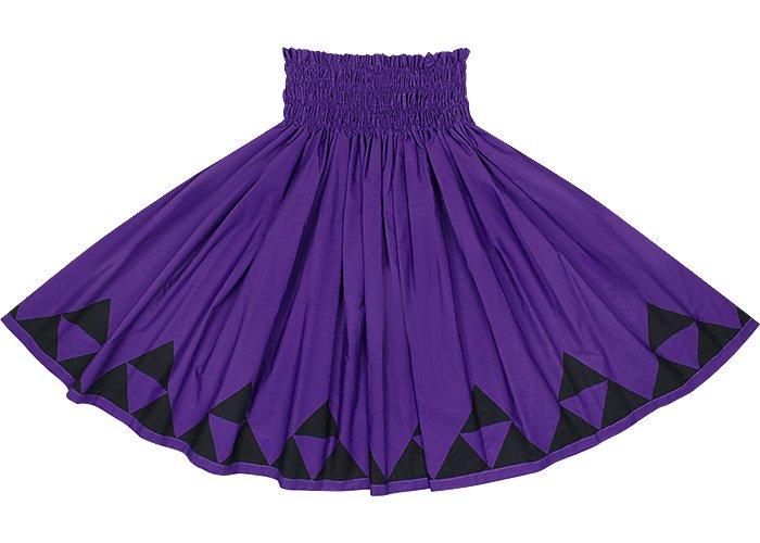 [Color Match] Pau Skirt, Mauna Pattern, Bright Purple, spau-K0008-brightpurple