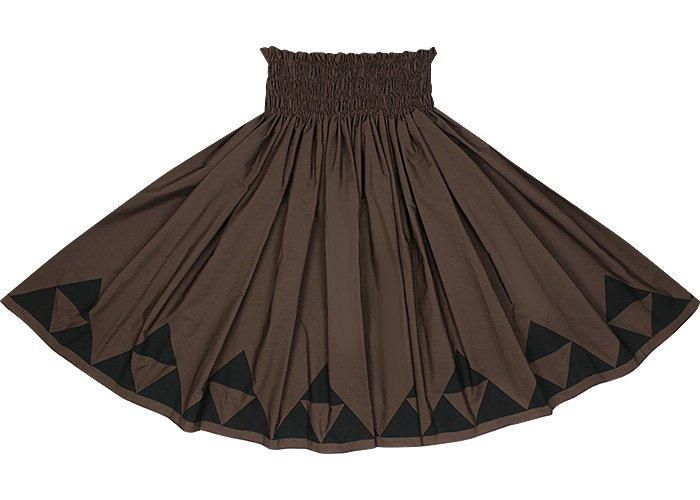 [Color Match] Pau Skirt, Mauna Pattern, Chocolate, spau-K0008-chocolate