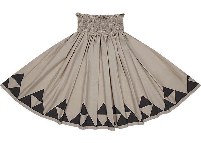 [Color Match] Pau Skirt, Mauna Pattern, Sand, spau-K0008-sand