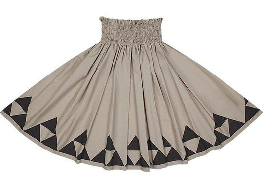 [Color Match] Pau Skirt, Mauna Pattern, Sand, spau-K0008-sand