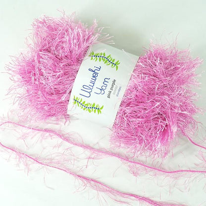 Wool yarn, Ulbehi Yarn, Pink Purple, 50g [uysd-004A07] 
