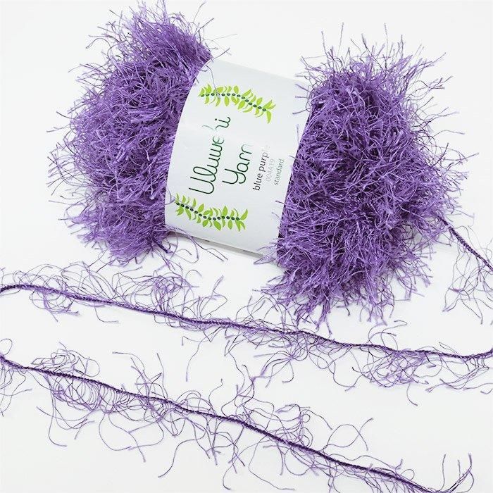 Wool yarn, Ulbehi Yarn, Blue Purple, 50g [uysd-004A19] 