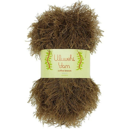 Wool yarn, Ulbehi Yarn, Coffee Brown, 50g [uysd-004A25] 