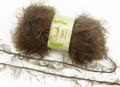 Wool yarn, Ulbehi Yarn, Coffee Brown, 50g [uysd-004A25] 