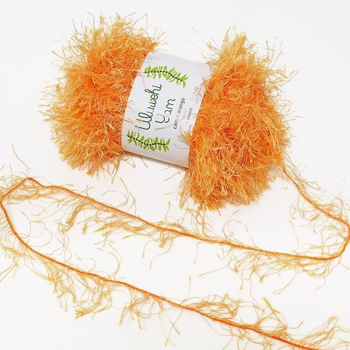 Wool yarn, Urubehi Yarn, Carrot Orange, 50g [uysd-004A51] 
