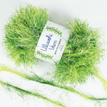 Wool yarn, Ulbehi Yarn, Glass Mix Glitter, 50g [uymx-108B28] 