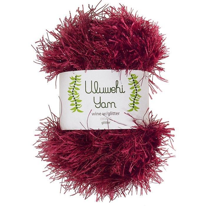 Wool yarn, Ulbehi Yarn, Wine Glitter, 50g [uygt-080A02] 