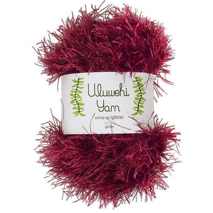 Wool yarn, Ulbehi Yarn, Wine Glitter, 50g [uygt-080A02] 