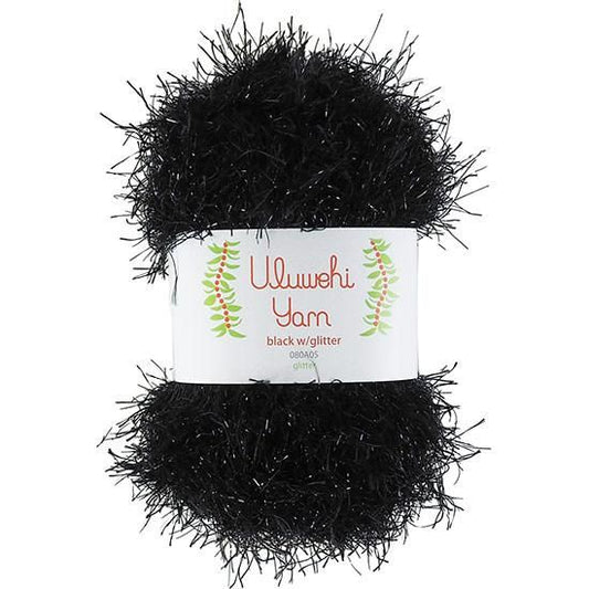 Wool yarn Urubehi Yarn Black Glitter 50g [uygt-080A05] 