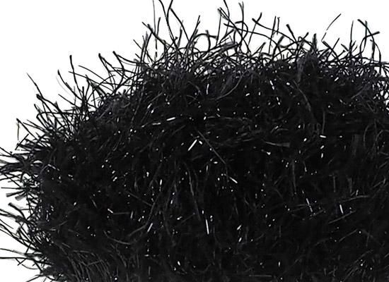 Wool yarn Urubehi Yarn Black Glitter 50g [uygt-080A05] 