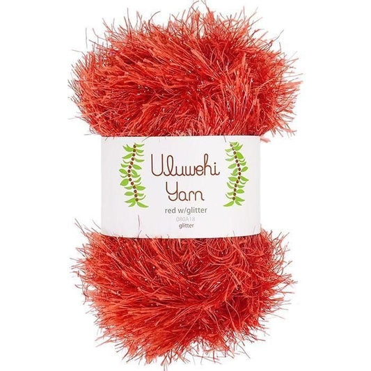 Wool yarn Urubehiyan Red Glitter 50g [uygt-080A18] 