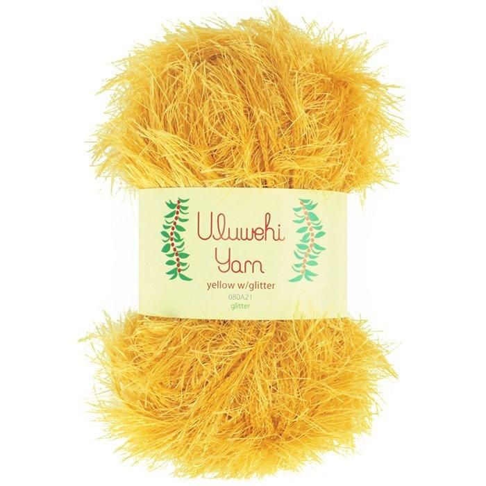 Wool yarn, Ulbehi Yarn, Yellow Glitter, 50g [uygt-080A21] 