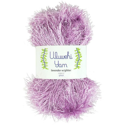 毛糸 ウルベヒヤーン ラベンダーグリッター 50g ［uygt-080A22］