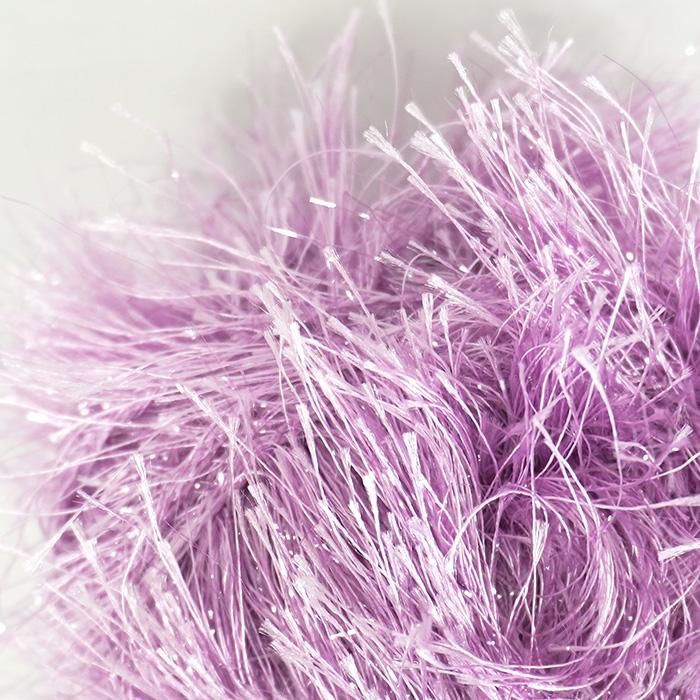 毛糸 ウルベヒヤーン ラベンダーグリッター 50g ［uygt-080A22］
