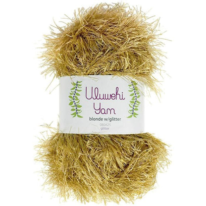 Wool yarn, Ulbehi Yarn, Blonde Glitter, 50g [uygt-080A25] 
