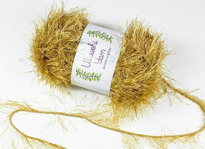 Wool yarn, Ulbehi Yarn, Blonde Glitter, 50g [uygt-080A25] 