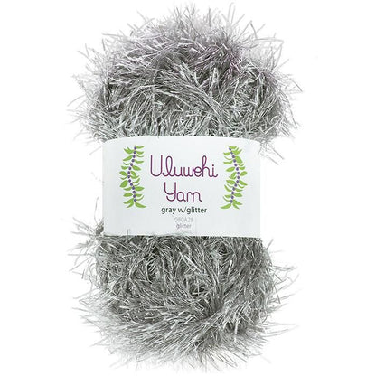 Wool yarn, Ulbehi Yarn, Gray Glitter, 50g [uygt-080A28] 