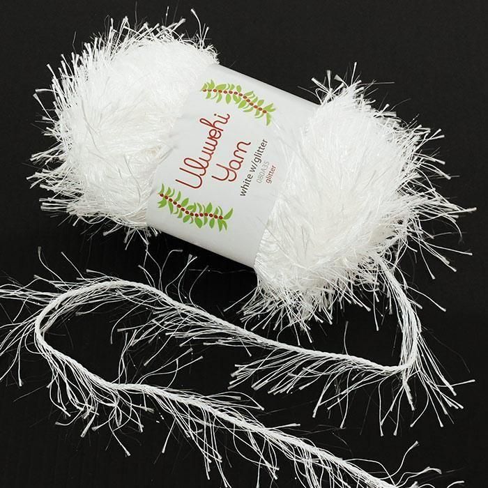 Wool Urubehi Yarn White Glitter 50g [uygt-080A35] 