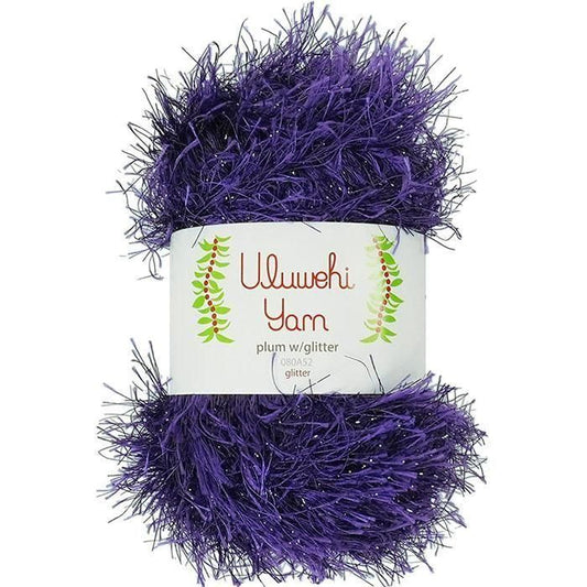 Wool yarn Urubehiyan Plum Glitter 50g [uygt-080A52] 