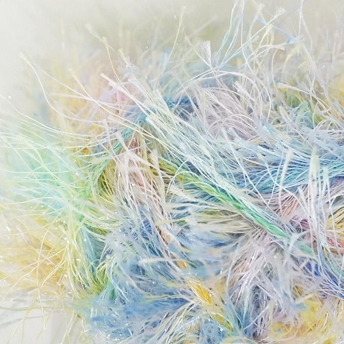 Wool yarn, Ulbehi Yarn, Pastel Mix Glitter, 50g [uymx-108B40] 