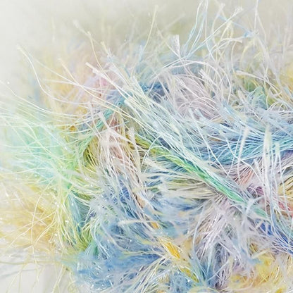 Wool yarn, Ulbehi Yarn, Pastel Mix Glitter, 50g [uymx-108B40] 