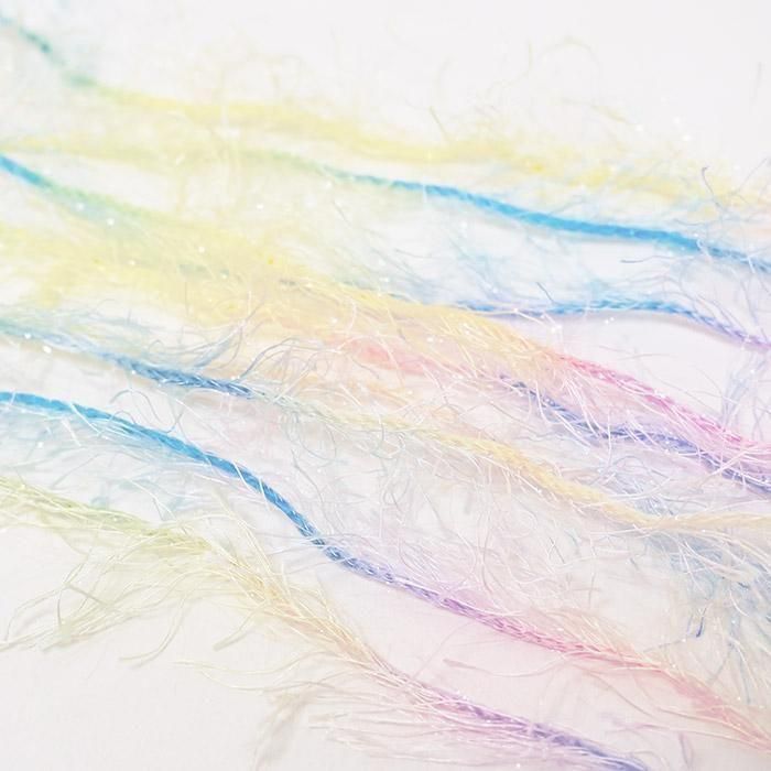 Wool yarn, Ulbehi Yarn, Pastel Mix Glitter, 50g [uymx-108B40] 