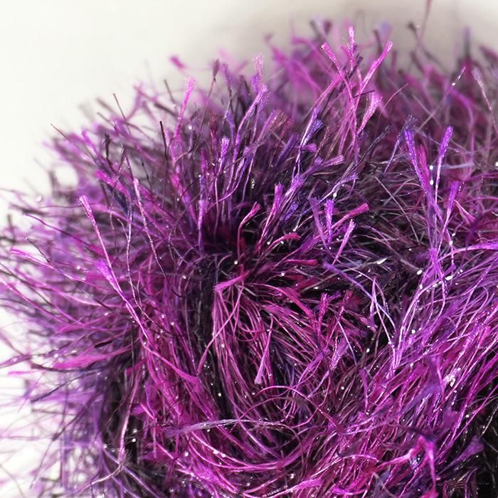 Wool yarn, Ulbehi Yarn, Grape Mix Glitter, 50g [uymx-108B26] 