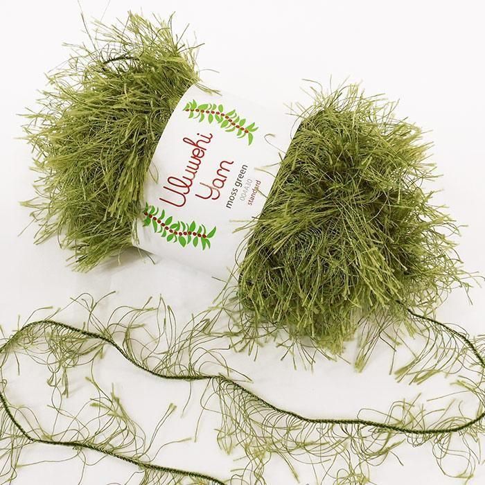 Wool yarn, Ulbehiyan, moss green, 50g [uysd-004A30] 