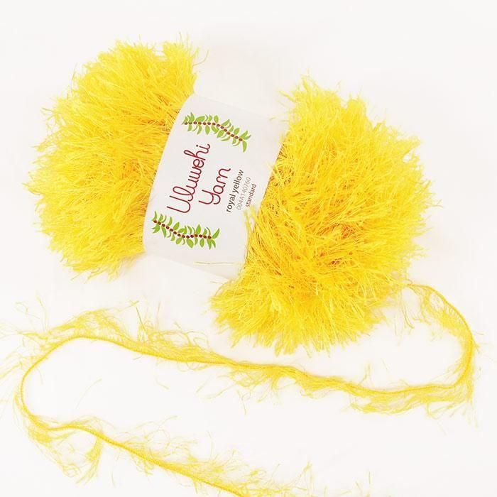 Wool yarn, Ulbehi Yarn, Royal Yellow, 50g [uysd-004A140760] 