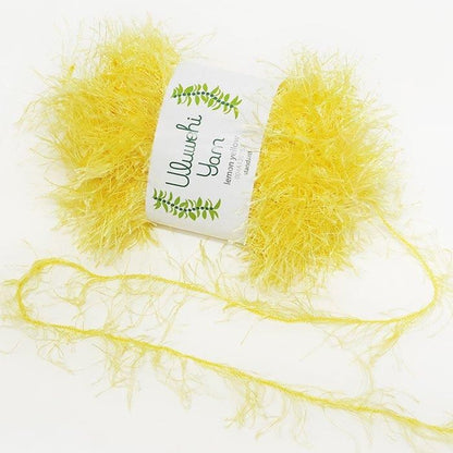Wool yarn, Ulbehi Yarn, Lemon Yellow, 50g [uysd-004A120752] 