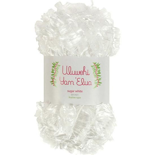 Wool yarn by Urubehiyan Elua Sugar White, 50g [uyel-001A01] 