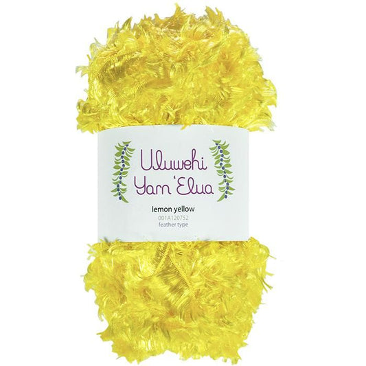 Wool yarn by Urubehi Yarn, Elua, Lemon Yellow, 50g [uyel-001A120752] 
