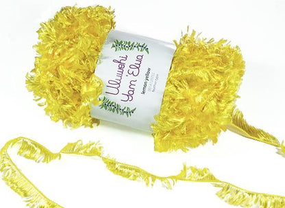 Wool yarn by Urubehi Yarn, Elua, Lemon Yellow, 50g [uyel-001A120752] 