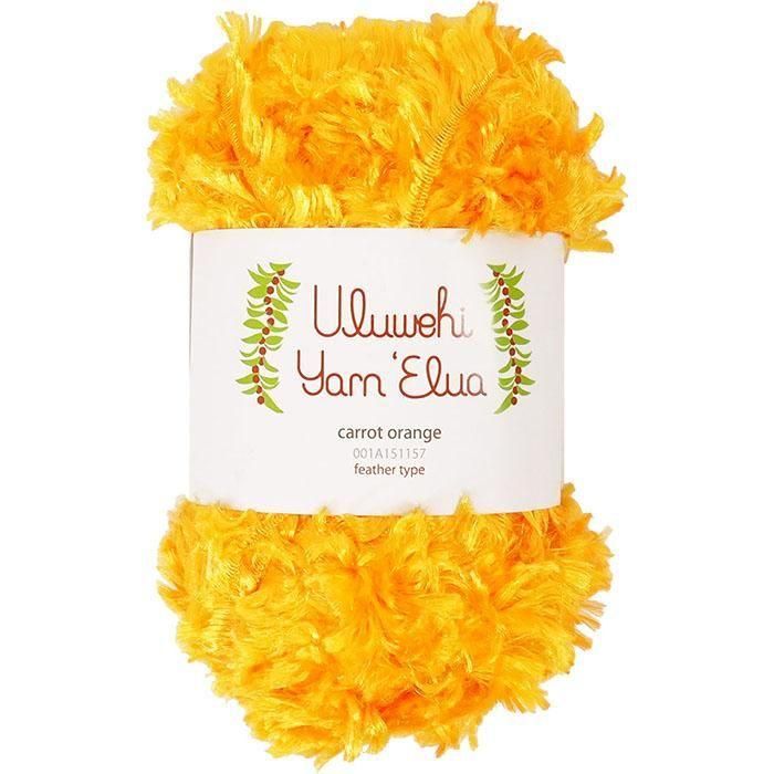 Wool yarn by Urubehi Yarn, Elua, Carrot Orange, 50g [uyel-001A151157] 