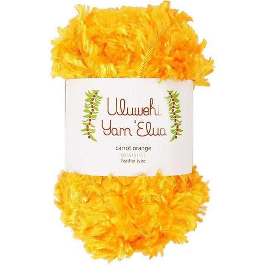 Wool yarn by Urubehi Yarn, Elua, Carrot Orange, 50g [uyel-001A151157] 