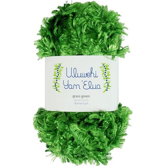 Wool yarn by Urubehi Yarn, Elua, Grass Green, 50g [uyel-001A170145] 